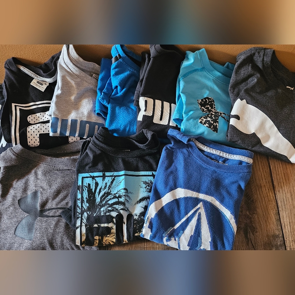 Puma Nike Fila Volcom Tee Shirts Size 14/16